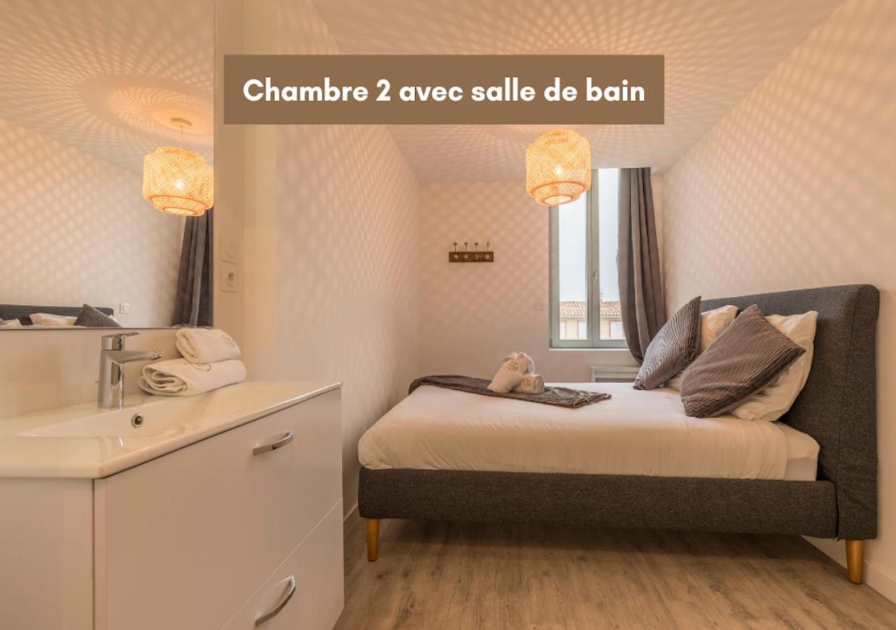 Atypique - 2 Chambres Avec Salles De Bains, Cuisine Equipee, Parking Gratuit Castelsarrasin Exteriör bild
